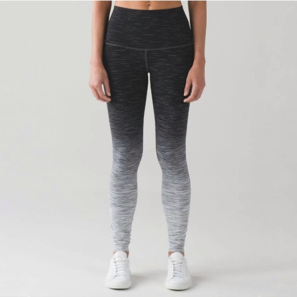 Lululemon Wunder Under Hi Rise 8 Ombre Melange 31 Tights Leggings